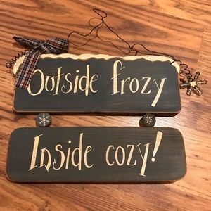 🎅🏻 Bundle 2 for $15! Fun winter sign